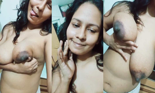 Horny Bigbooby Bengali Girl Playing With Boobs Showing Asshole